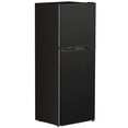 thumbnail image 1 of Black Mini Fridge with Freezer | 4.6 Cu.Ft Compact Refrigerator for Dorm, Office & RV - Adjustable Thermostat, Reversible Door & Quiet Operation, 1 of 7