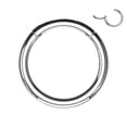 thumbnail image 3 of Luxe Modz Septum Clicker Ring Hinged Nose Hoop Ring Jewely Surgical Steel Piercings Jewelry for Women Men Sold Each, 3 of 8