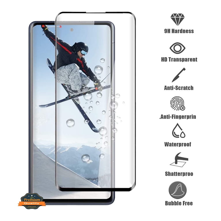 For Motorola Moto G 5G 2022 Screen Protector Tempered glass Protective Film [3D Curved Full Coverage] [9H Hardness] [No bubbles] [Case Friendly] Cover