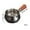 A, variant on Beautynvta Mini Sauce Pan Cooking Pot with Wooden Handle, Stainless Steel Milk and Butter Pan Warmer with Pour Spout, 50 ML
