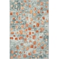 thumbnail image 4 of Moynesa 4'x6' Abstract Area Rugs, Washable Rug for Bedroom Ultra-Thin Non Slip Boho Living Room Rugs, Stain Resistant Indoor Non-Shedding Throw Carpet for Entryway Kitchen Office,Orange, 4 of 8