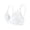 White, variant on Gymayou Women Floral Lace Underwire Bra Thin Breathable Full Coverage Minimizer Underarm Smoothing Comfort Lingeries Beige 36
