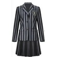 thumbnail image 2 of Wednesday Addams Girls Black tulle dress Wednesday Addams NevermoreWednesday Addams Jenna Ortega Nevermore Academy Uniform, 2 of 6