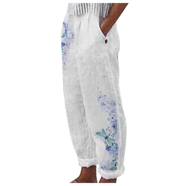 Lightweight Summer Pants Women Womens Summer Commuting Straight Pocket Casual Pants Womens Summer Pants Lightweight Lightweight Pants Women for Summer