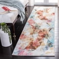 thumbnail image 3 of SAFAVIEH Phoenix Abagail Abstract Area Rug, Ivory/Terracotta, 8' x 10', 3 of 9