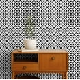 thumbnail image 2 of S4Sassy Peel & Stick Textured Vinyl Wallpaper, Urban Chic Tribal Geometric Print Contact Paper Waterproof - Black, 25"x60", Removable Modern Wall Covering for Home Decor in Bedrooms & Living Areas, 2 of 9