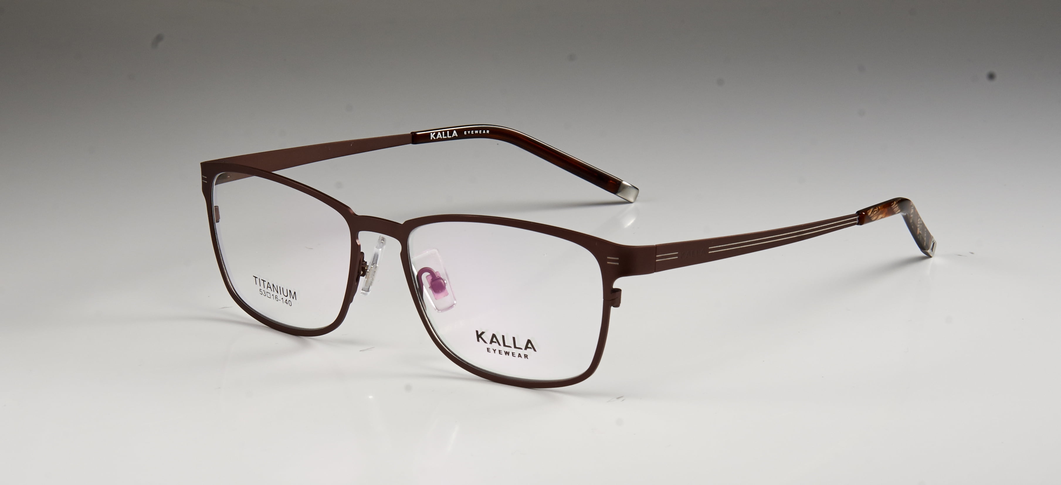 KALLA, KL8017C12, Eyeglasses Coffee Rectangle Unisex Optical Lightweight Glasses Frame for Prescription Lens KALLA, KL8017C12, Eyeglasses Coffee Rectangle Unisex Optical Lightweight Glasses Frame for Prescription Lens