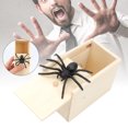 thumbnail image 3 of Caja de broma de araña sorpresa de madera Gadgets de broma juguete para asustar a la oficina en casa juego divertido para niños caja de broma regalo sorpresa, 3 of 5