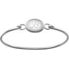 Personalized Planet Sterling Silver Initial Baby Bangle