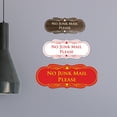 thumbnail image 3 of Signs ByLITA Designer No Junk Mail Please Sign (White) - Small, 3 of 5