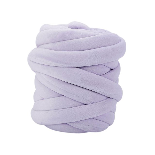 Shangren Chunky Polyester Light Violet Yarn, 56ft