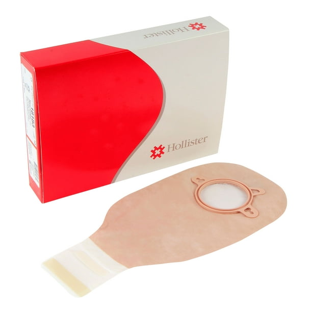 Hollister 18183 2PC Drain Ostomy Pouch 21/4" Beige Box of 10