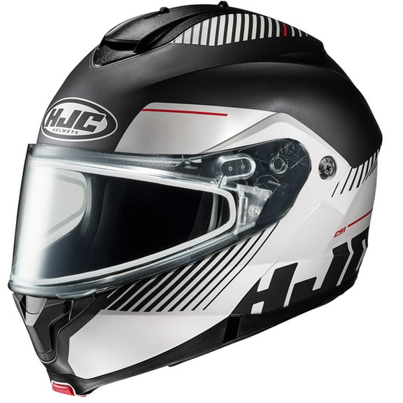 HJC C91 Prod Modular Snow Helmet w/Dual Pane Shield Black/White/Gray 3XL