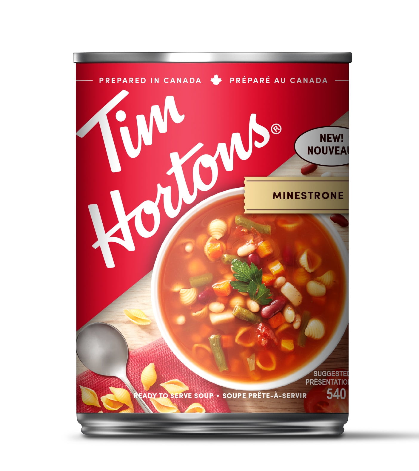 TIM HORTONS MINESTRONE SOUP, 540ml