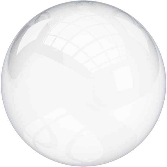 Plastic-Craft Acrylic Plexiglass Sphere, Clear - 1-1/2" Diameter