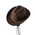 thumbnail image 2 of Pet Fashion Cowboy Hat Caps Soft Comfortable Headwear Pet Accessories Photo Props For Small Medium Dogs Cats Pet Accessories He Qiyong unisex, 2 of 2