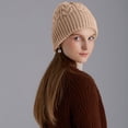 thumbnail image 5 of Gorros de polar de talla grande para hombres y mujeres, gorros cálidos de talla grande, gorros de invierno para cabezas grandes, gorros de punto elástico, 5 of 5