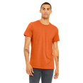 thumbnail image 1 of Bella Canvas Mens CVC Jersey Tee, XS, Heather Orange, 1 of 3
