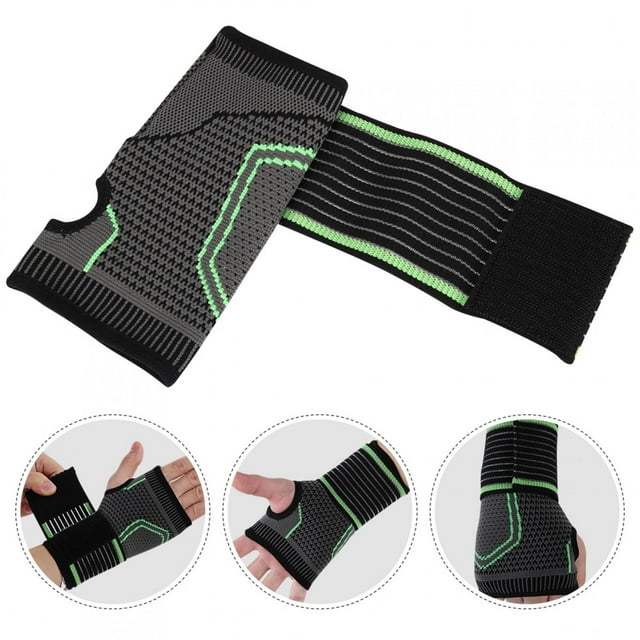 Wrist Bracer, Lightweight Hand Wrist Guard Easy To Use Adjustable Tightness For Running Basketball Tennis For Weightlifting Cycling