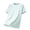 AB12 Blue2, variant on Men Silk T Shirts Solid Color Short Sleeve Crew Neck Tops Comfortable Lightweight Man Summer Workout Shirts Light Green Size Xl
