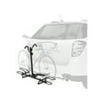 thumbnail image 4 of Reese Bike Rack 63134 Explorer; 1-1/4 Inch And 2 Inch Receiver Hitch Mount; Holds 2 Bikes; Up To 90 Pound Weight Capacity; Bike Tire Clamp; Without Lock; Foldable; Powder Coated Black; Steel, 4 of 15