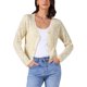 thumbnail image 1 of SUÉTER DE PUNTO DE MANGA LARGA CON BOTONES INSPIRE CHIC CUELLO EN V RECORTADO S BEIGE, 1 of 6