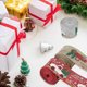thumbnail image 3 of Cinta de Navidad, Bricolaje Vintage de Navidad Borde Cablado 3 Rollos para Marco de Fotos, 3 of 7