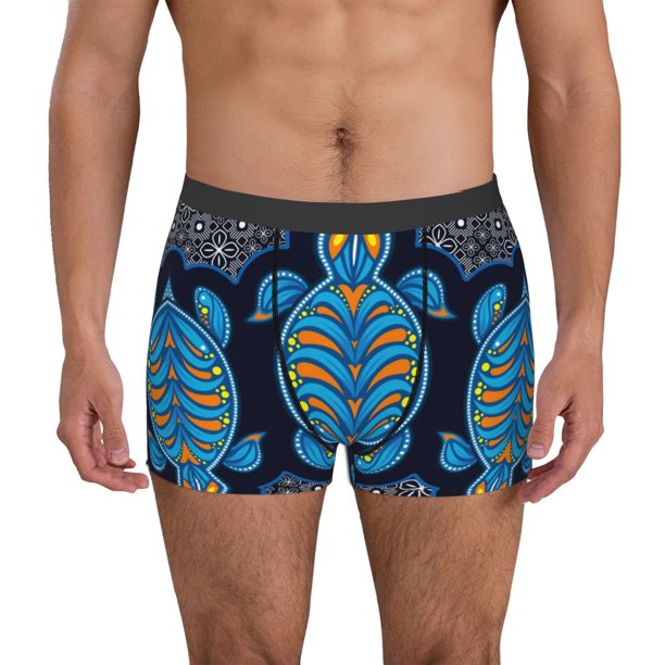 Fotbe Turtle Calzoncillos Tipo Boxer con Bolsa de Soporte Total para Hombre, X-Temp Fresco, Transpirable y de Secado Rápido-Medium