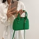 thumbnail image 3 of Bolso bandolera de piel sintética estilo retro para mujer, de primavera, color verde, 3 of 5