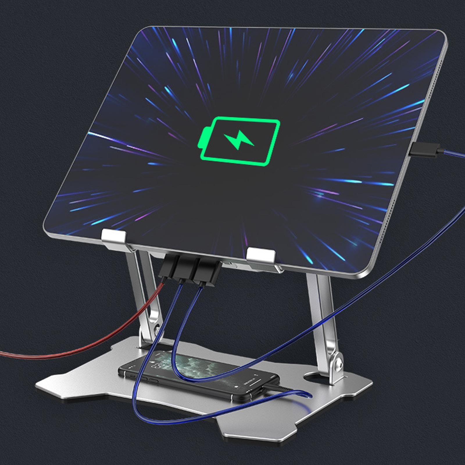 Foldable Laptop Cooling Fan, for Laptops Up to 17.3" Portable Adjustable Computer Riser for for Table Desk