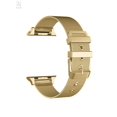 thumbnail image 2 of Gustave Replacement Apple Watch Band 38mm 40mm 42mm 44mm Stainless Steel Milanese Loop Bracelet Strap Wristbands Compatible with iWatch Series SE 8 7 6 5 4 3 2 1 for Women Men "Gold", 2 of 9