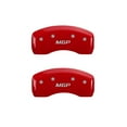 thumbnail image 2 of MGP 4 Caliper Covers Engraved Front & Rear MGP Red finish silver ch Fits select: 2000 BMW 528 IT, 2003 BMW 525 I AUTOMATIC, 2 of 2