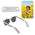 thumbnail image 3 of Smart Sunglasses, Skin Friendly Wireless Smart Glasses Listenable Songs Lightweight with Elastic Frame for Outdoor Driving, 3 of 7