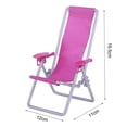 thumbnail image 4 of AYYUFE Dollhouse Chair Mini Foldable Dollhouse Furniture Beach Chair for Household, 4 of 7