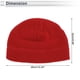 thumbnail image 3 of Sombrero de ciclismo Unique Bargains a prueba de viento y cálido forro de casco de poliéster rojo 26x22cm 1 Pcs, 3 of 7