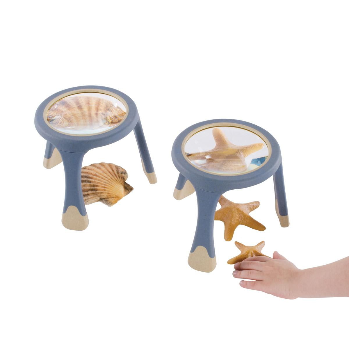 Kaplan Early Learning Company All-Weather Tabletop Magnifier - Set of 2