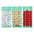 thumbnail image 3 of Vikakiooze Home Decor Christmas Bow Red Gold Silver Christmas Tree Decoration Bowknots Xmas Ornament, 3 of 7