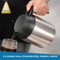 thumbnail image 3 of Bonavita BV1901TS - Cafetera de goteo de 8 tazas, vertido de un solo toque, pausa automática con jar, 3 of 7