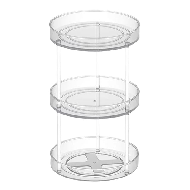 Hearth & Gear Kitchen Rotating Storage Rack Functional Storage Turntable Condiment Storage Rack Condiment Storage Fruit Tray Large Three over The Bag Drying Rack Kitchen Drying Rack for Drying Rack