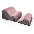 thumbnail image 2 of Avana Kind Bed Orthopedic Support Wedge Pillow Comfort System, 5 Piece Set, Rose/Grey, 2 of 2