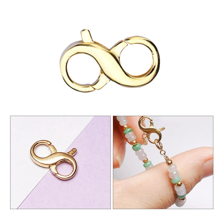 Clasp Lobster Jewelry Necklace Clasps Bracelet Double Claw Connector  Extender Lock Shortener Charm Diy Opening Converter