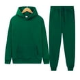 thumbnail image 1 of Men's Winter Sport Wear Tracksuit Clothes Outfits Set Long Sleeve Running Jogging Athletic Sports Set, 1 of 6