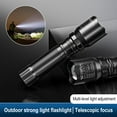 thumbnail image 3 of Flashlight Outdoor Portable Charging Flashlight Waterproof Focusing Flashli E8J6, 3 of 5