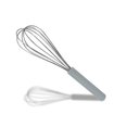 thumbnail image 2 of Balloon Whisk Silicone Handle Non Slip 10" - 5 Stainless Steel Wires Wisk with 10 Heads for Kitchen Cooking by Jell-Cell (Gray), 2 of 2