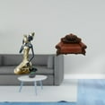 thumbnail image 2 of Estatua De Dama Tribal Africana Hecha A Mano, Decoración De Mesa, Pieza De Arte De Resina, Adorno Coleccionable Para Sala De Estudio Con Modelo De Sofá En Miniatura, Accesorio DIY Para, 2 of 8