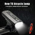 thumbnail image 1 of Vacemry USB Rechargeable Bike Light, LED Headlight Front Light with 6 Lighting Modes, Waterproof Bicycle Flashlight for Night Cycling Commuting Mountain Road Safety, USB Charging Tail Light Rear, 1 of 1