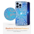 thumbnail image 2 of Circuit Board Clear Case for iPhone 13 Pro,Aesthetic Art Design Case for Men Women,Unique Soft Transparent TPU Bumper Case Cover, 2 of 5