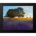 thumbnail image 2 of Vest, Chris 14x12 Black Modern Framed Museum Art Print Titled - Tree Hill Flowers, 2 of 5