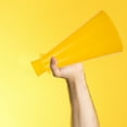 thumbnail image 4 of AURARMLET Directors Megaphone Prop 4Pcs Plastic Cheerleading Megaphones Voice Projection, 4 of 7