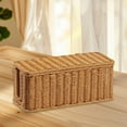 thumbnail image 4 of Sales Today Clearance Large Cable Management Box Handwoven Imitation Rattan Organizer Box Decorative Box Cable Organizer Box For Desk Management Box To Hide And Power Strip Office Craft Stationery, 4 of 7